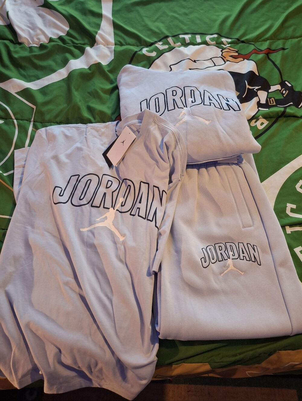 Jordan Pastel Blue Hoodie & Sweatpants Set